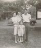 Burnett - L to R Dorothy, Beverly, Leman, Nancy (standing); circa 1947