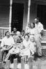 L to R - back: Willie Sam Gifford, Sid Gifford, Carrie Gifford, Pete Gifford, Jane Gifford, Ruby Gifford, Lemuel Gifford. front: Dean Gifford, Jimmy Gifford, Gertie Outland, unknown; 1949