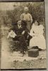 Ward, Martha (standing) and Amanda and CC Halbrook; 1909